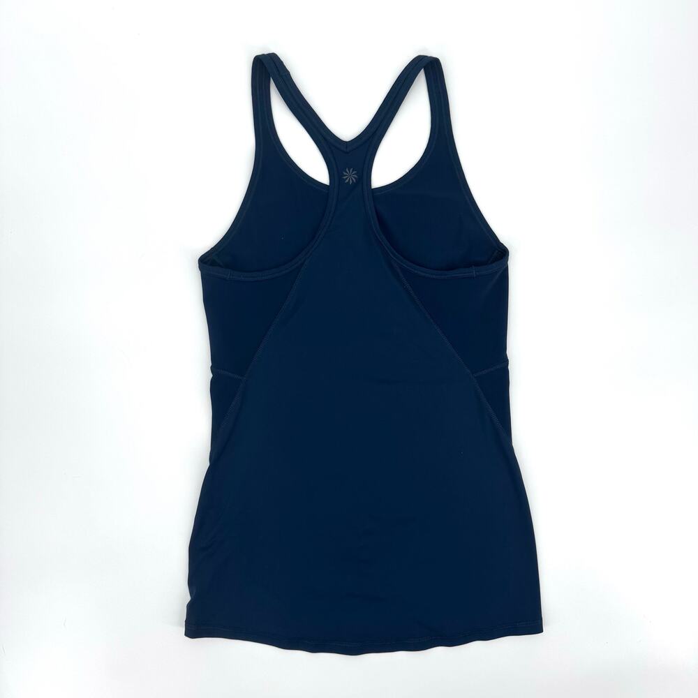 3/$25 ⭐️ Athleta Navy Blue Racerback Tank Top, Sz M - Athleisure, Yoga, Running